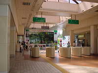 The exit of Shimoda station