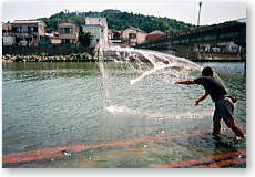 net throwing